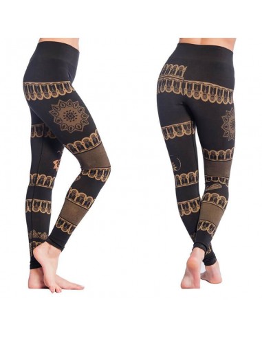 Nahtlose Yoga-Leggings Schwarz - Bhakti livraison gratuite