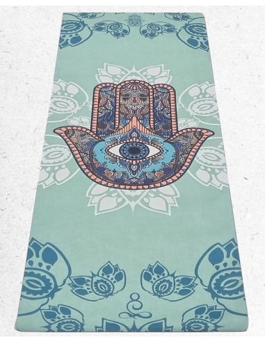 Faltbare Reise-Yogamatte - Hamsa Hand offre 