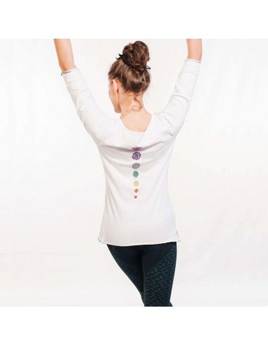 Weißes Yoga-Top für Damen - Bio-Yogakleidung - Kundalini store