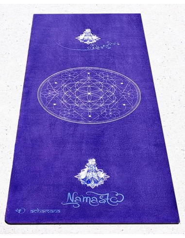 Rutschfeste blaue Yogamatte 6 mm dick Namaste outlet