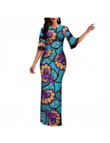 Robe Africaine Wax de pas cher