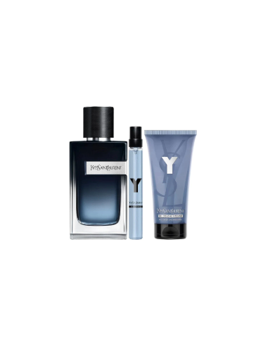 YVES SAINT LAURENT - Y Coffret Cadeau Parfum Homme - 100ml + 10ml + 50ml de la marque