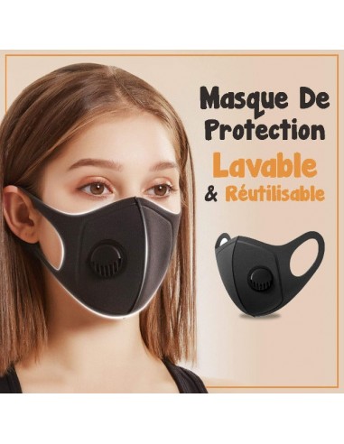 MASPUR™ : Masque De Protection Respiratoire Lavable & Réutilisable Les magasins à Paris