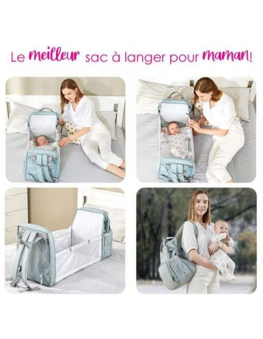 MULTIBAG™ : Sac à dos à langer multifonctions - 3 en 1 - Sac, Lit bébé, Change bébé en stock