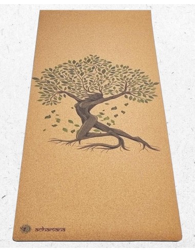 Tree of Life Yogamatte aus Kork und Naturkautschuk - Limited Edition votre